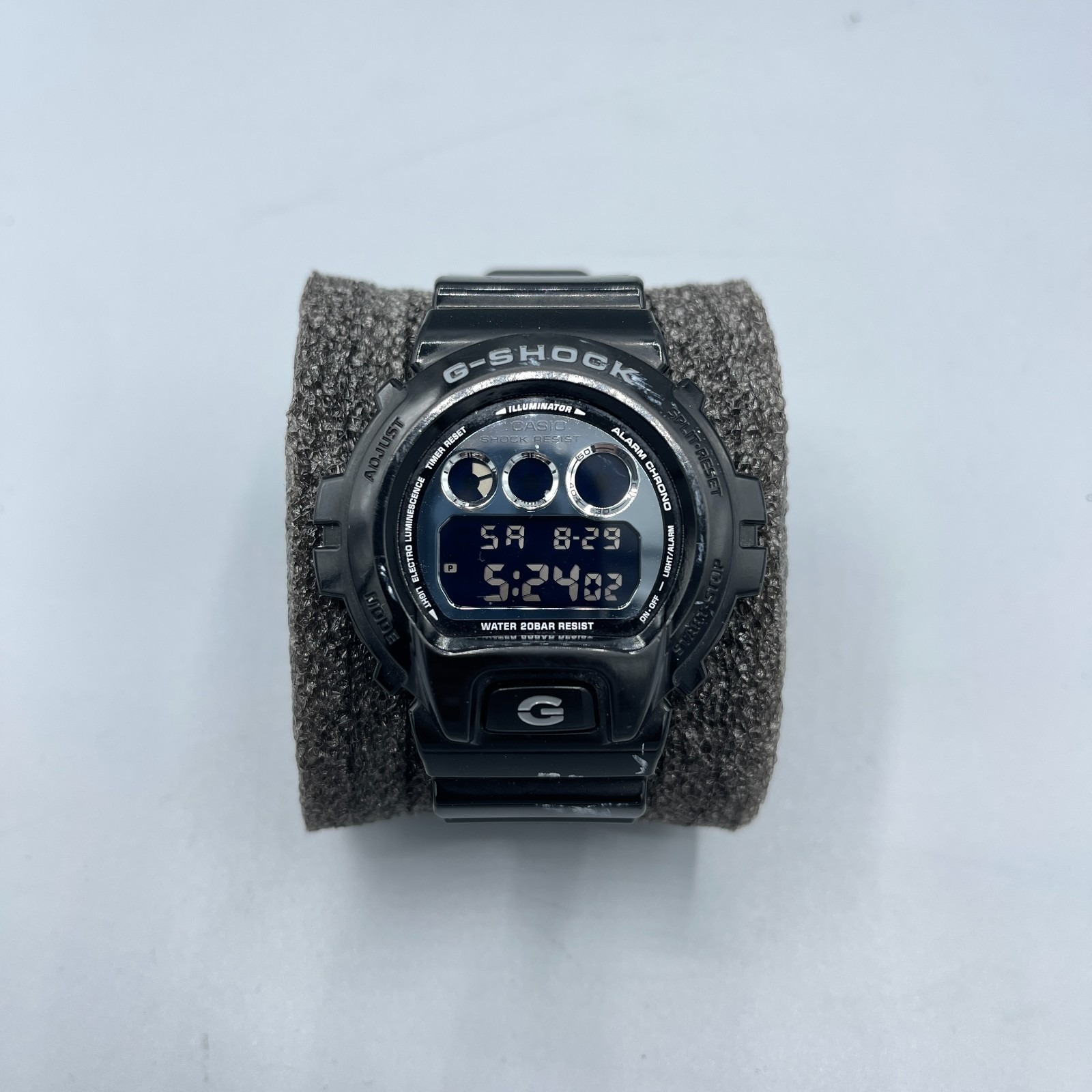 Casio GShock Dw6900nb Digital Black Wristwatch TripleGraph Lcd Dial Display